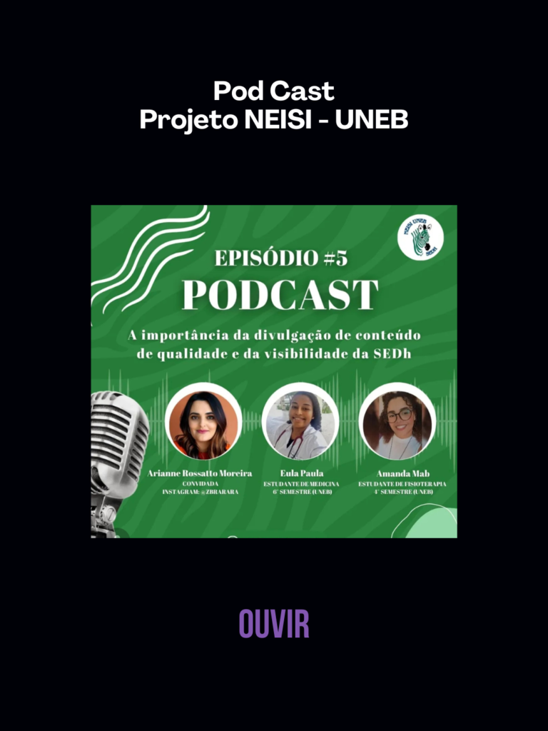 Participação do Projeto Zbra Rara no podcast