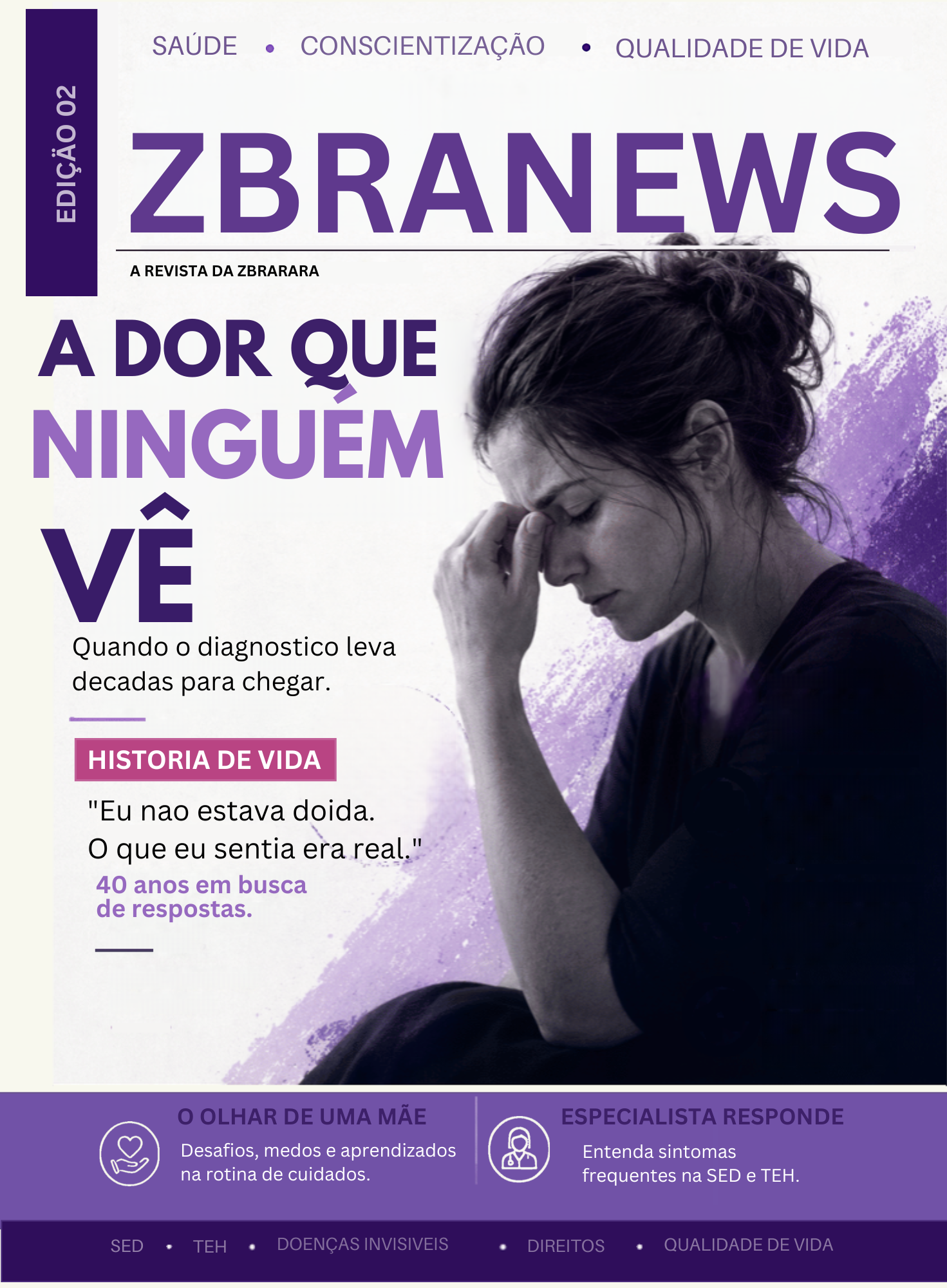 Capa da Zbra News, segunda edição