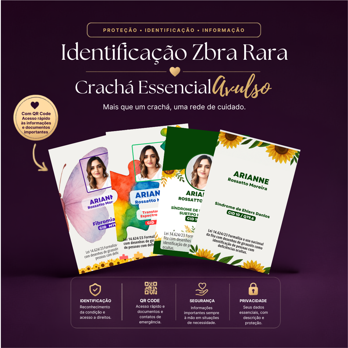 Crachá Essencial Avulso