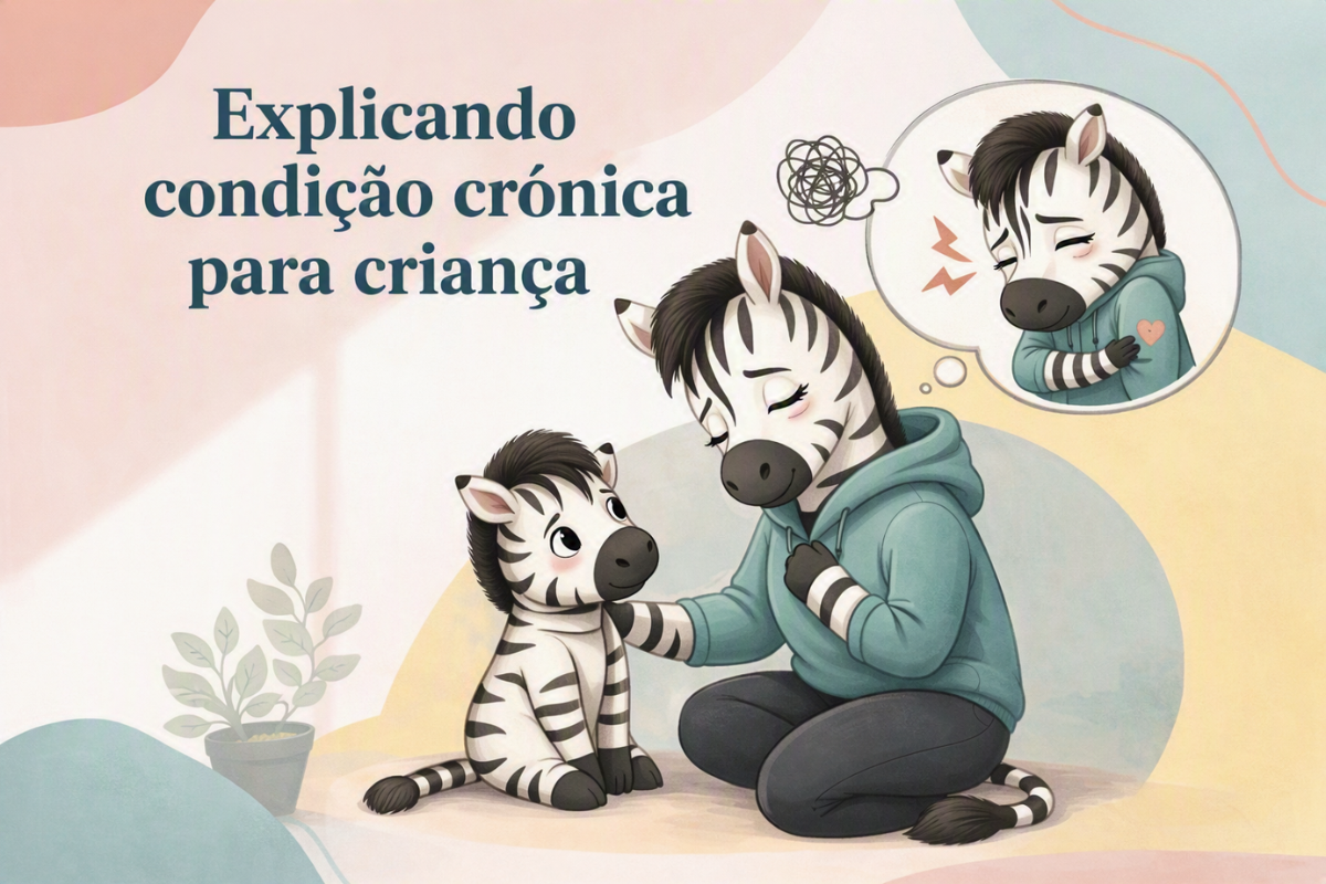 Como explicar uma condição crônica para uma criança?
